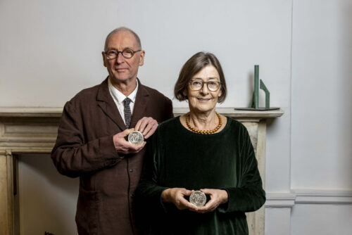 Sheila O'Donnell and John Tuomey receive RIAI Gandon Medal